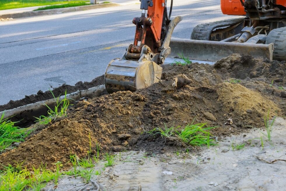 Utility Hit Construction Utility Locating and Four-way Sweeps | TriMedia Environmental ...